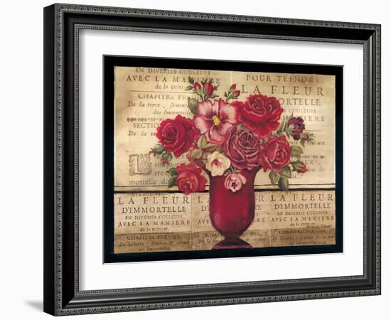 Paris Rose II-Kimberly Poloson-Framed Art Print