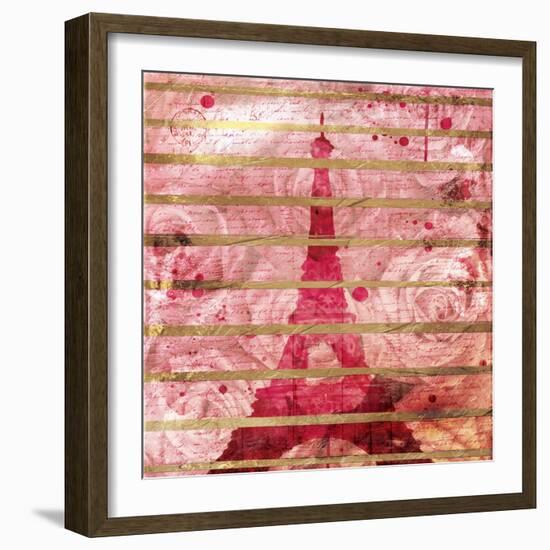 Paris Roses-OnRei-Framed Art Print