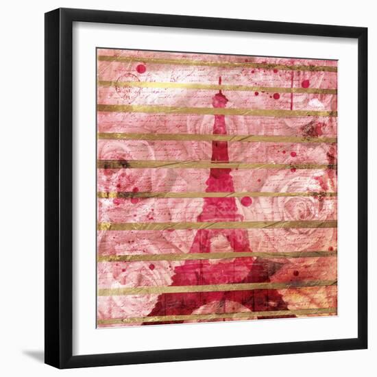 Paris Roses-OnRei-Framed Art Print