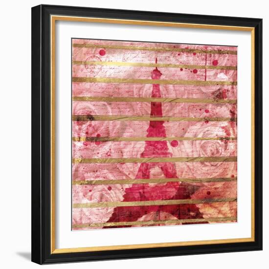 Paris Roses-OnRei-Framed Art Print