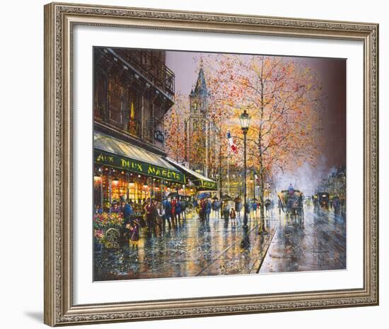 Paris, Saint-Germain-des-Pres-Guy Dessapt-Framed Giclee Print