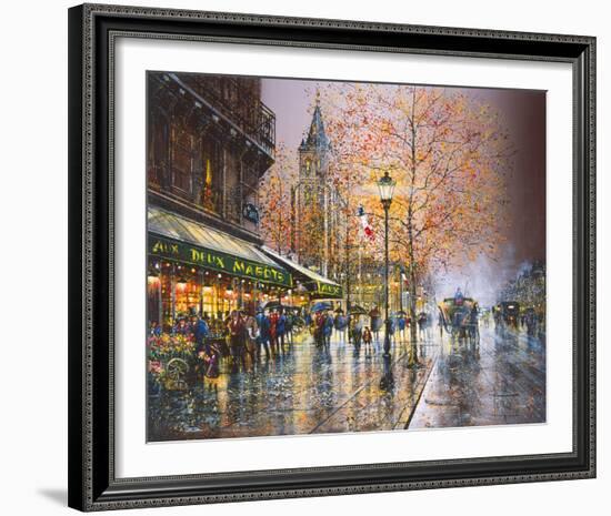 Paris, Saint-Germain-des-Pres-Guy Dessapt-Framed Giclee Print