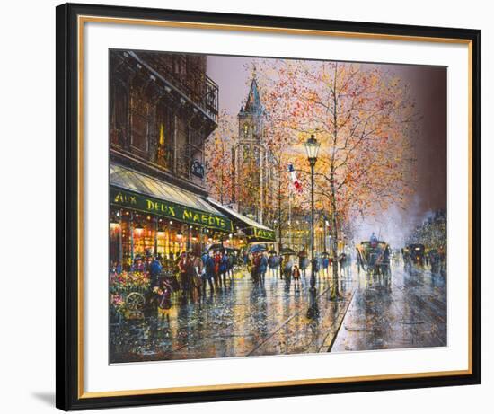 Paris, Saint-Germain-des-Pres-Guy Dessapt-Framed Giclee Print