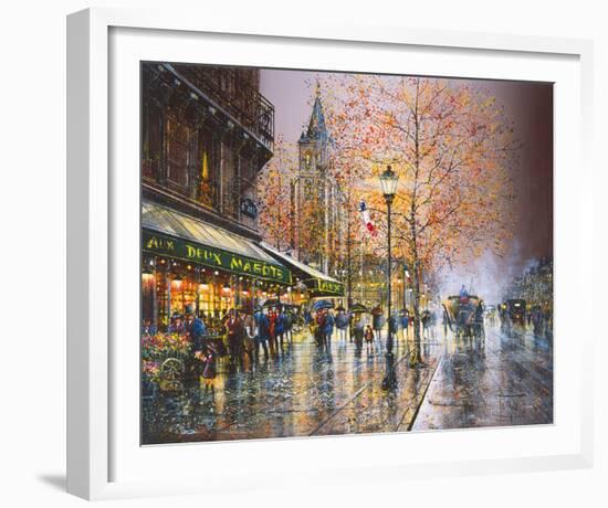 Paris, Saint-Germain-des-Pres-Guy Dessapt-Framed Photographic Print