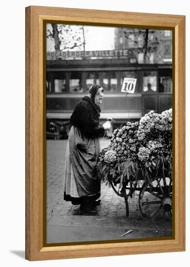 Paris, Saleswoman of Violets-Brothers Seeberger-Framed Premier Image Canvas