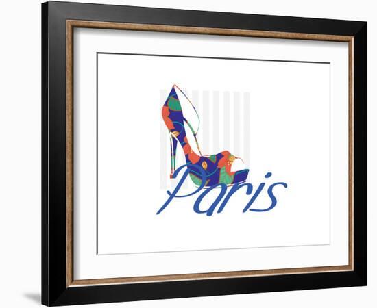 Paris Shoe-Elle Stewart-Framed Art Print