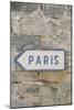 Paris Sign-Carina Okula-Mounted Giclee Print