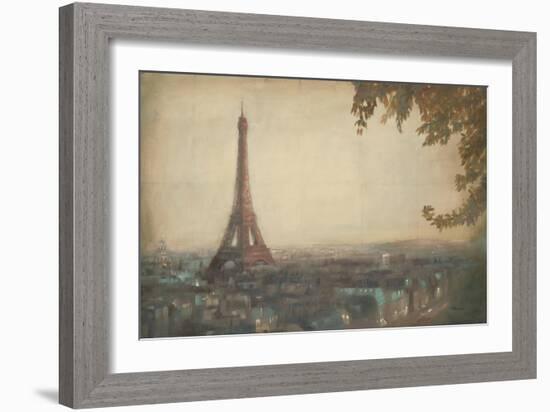 Paris Silhouette-Paulo Romero-Framed Art Print