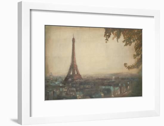 Paris Silhouette-Paulo Romero-Framed Art Print