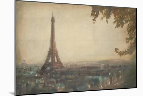 Paris Silhouette-Paulo Romero-Mounted Art Print