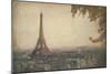 Paris Silhouette-Paulo Romero-Mounted Art Print