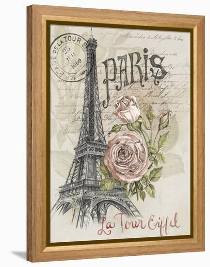 Paris Sketchbook I-Jennifer Paxton Parker-Framed Stretched Canvas