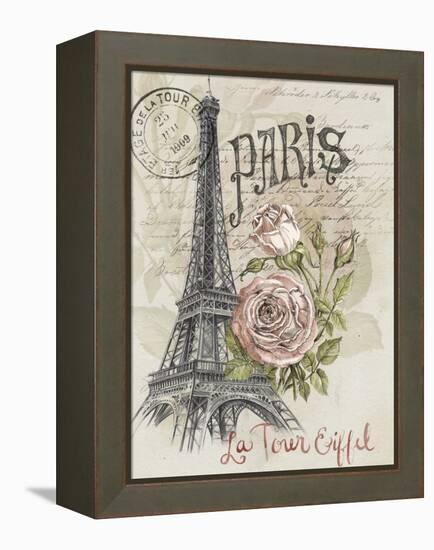 Paris Sketchbook I-Jennifer Paxton Parker-Framed Stretched Canvas