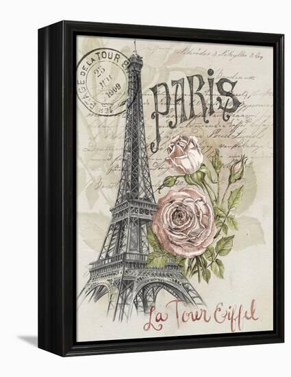 Paris Sketchbook I-Jennifer Paxton Parker-Framed Stretched Canvas