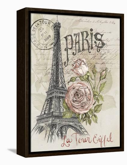 Paris Sketchbook I-Jennifer Paxton Parker-Framed Stretched Canvas