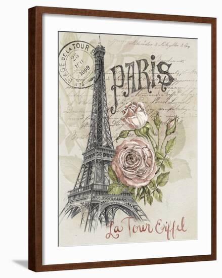 Paris Sketchbook I-Jennifer Paxton Parker-Framed Art Print