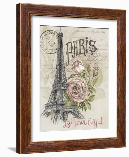 Paris Sketchbook I-Jennifer Paxton Parker-Framed Premium Giclee Print