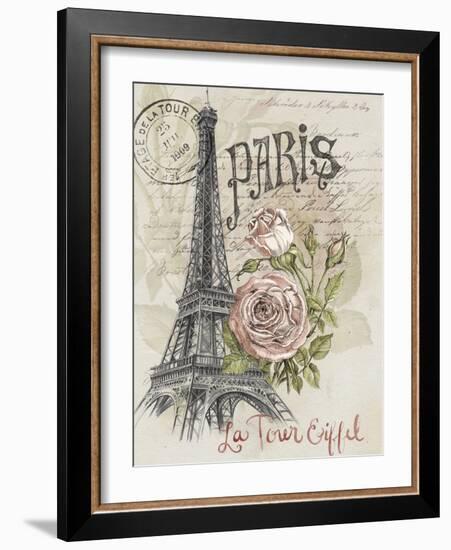 Paris Sketchbook I-Jennifer Paxton Parker-Framed Premium Giclee Print