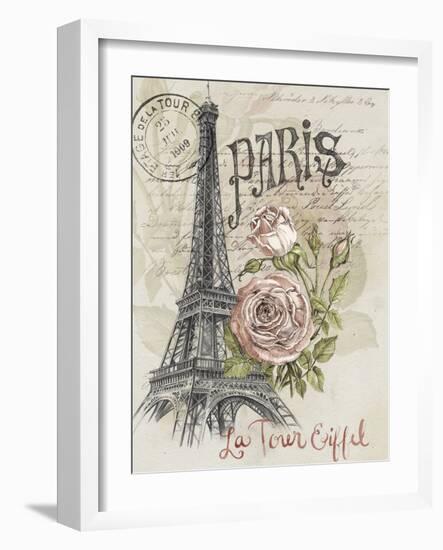 Paris Sketchbook I-Jennifer Paxton Parker-Framed Premium Giclee Print