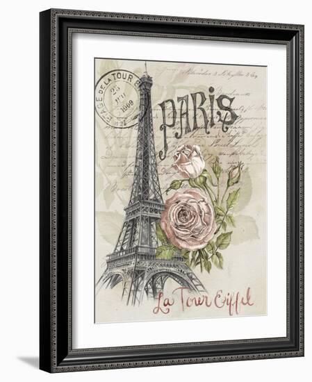 Paris Sketchbook I-Jennifer Paxton Parker-Framed Premium Giclee Print