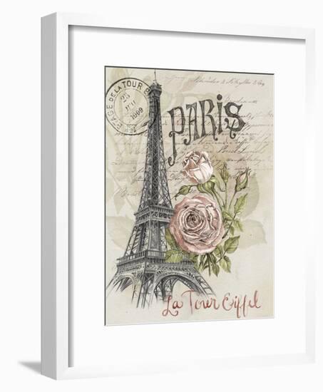 Paris Sketchbook I-Jennifer Paxton Parker-Framed Art Print