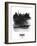 Paris Skyline Brush Stroke - Black-NaxArt-Framed Art Print