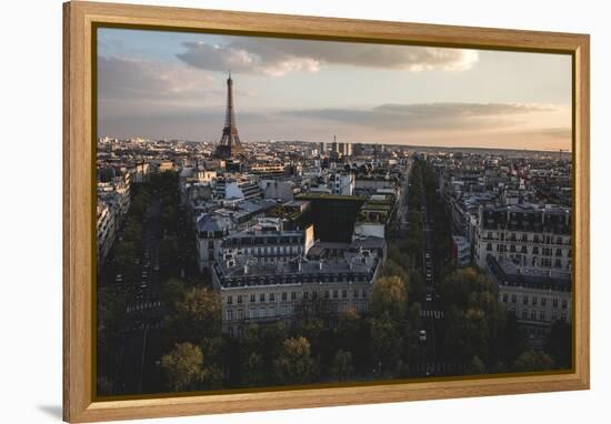 Paris Skyline From The Arc De Triomphe-Lindsay Daniels-Framed Premier Image Canvas