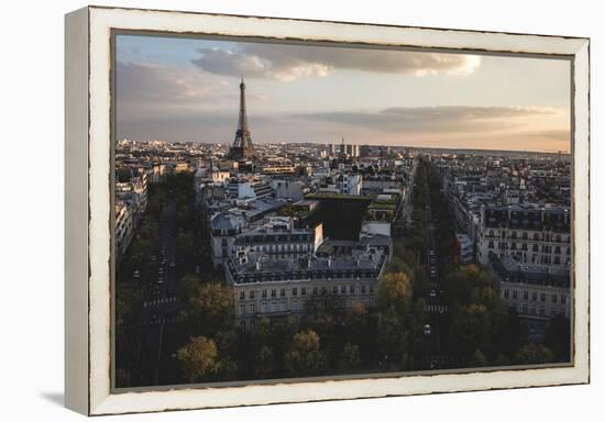 Paris Skyline From The Arc De Triomphe-Lindsay Daniels-Framed Premier Image Canvas