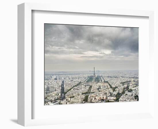 Paris skyline with the Eiffel Tower-Raimund Koch-Framed Photographic Print