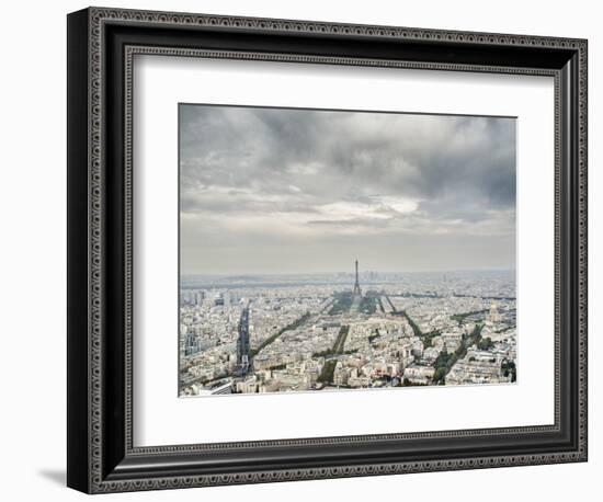 Paris skyline with the Eiffel Tower-Raimund Koch-Framed Photographic Print