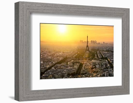 Paris Skyline-beboy-Framed Photographic Print