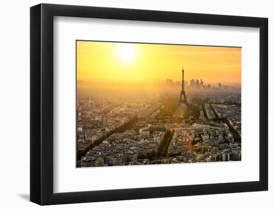 Paris Skyline-beboy-Framed Photographic Print