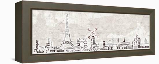 Paris Skyline-Diane Stimson-Framed Stretched Canvas