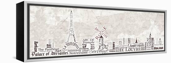 Paris Skyline-Diane Stimson-Framed Stretched Canvas