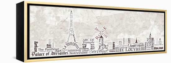 Paris Skyline-Diane Stimson-Framed Stretched Canvas