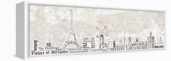 Paris Skyline-Diane Stimson-Framed Stretched Canvas