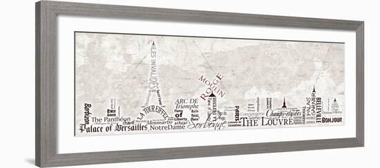 Paris Skyline-Diane Stimson-Framed Art Print