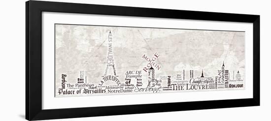 Paris Skyline-Diane Stimson-Framed Art Print