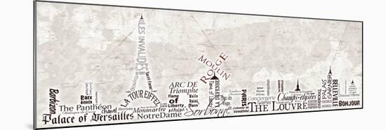 Paris Skyline-Diane Stimson-Mounted Art Print