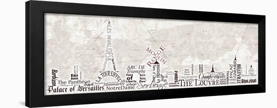 Paris Skyline-Diane Stimson-Framed Art Print