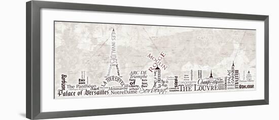 Paris Skyline-Diane Stimson-Framed Art Print