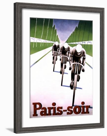 Paris, Soir-Abel Brunyer-Framed Giclee Print
