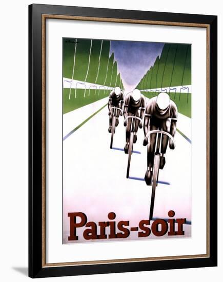 Paris, Soir-Abel Brunyer-Framed Giclee Print