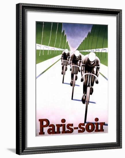 Paris, Soir-Abel Brunyer-Framed Giclee Print