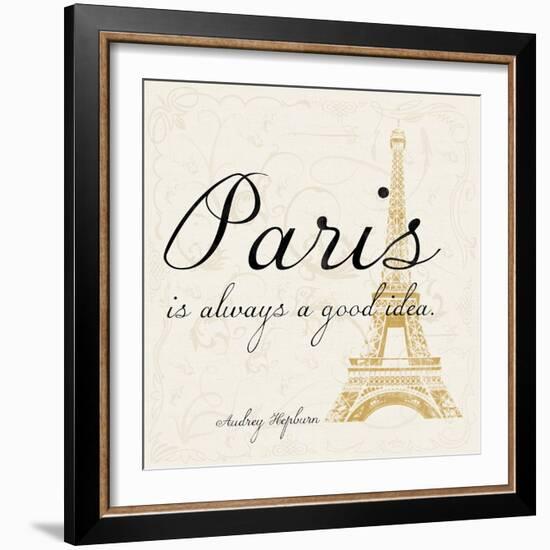 Paris Square 2-Lauren Gibbons-Framed Art Print