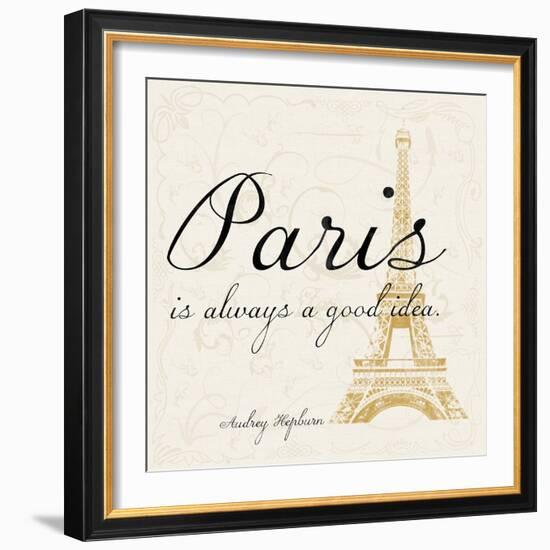 Paris Square 2-Lauren Gibbons-Framed Art Print