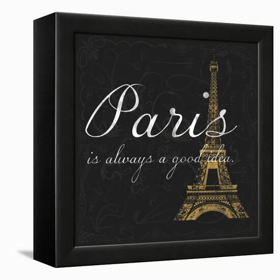 Paris Square GB-Lauren Gibbons-Framed Stretched Canvas