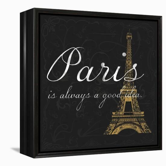 Paris Square GB-Lauren Gibbons-Framed Stretched Canvas