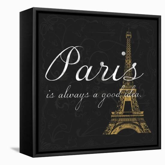 Paris Square GB-Lauren Gibbons-Framed Stretched Canvas