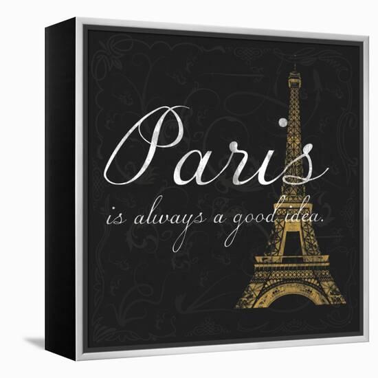 Paris Square GB-Lauren Gibbons-Framed Stretched Canvas